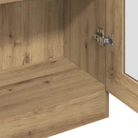 Highboard Artisan ąžuolas 82,5x30,5x185 cm inžinerinė mediena - Namų Idėja