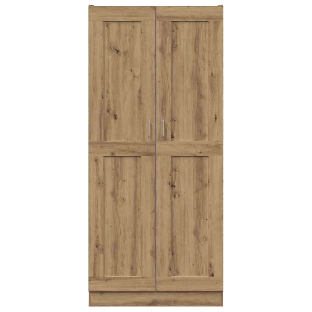 Highboard Artisan ąžuolas 82,5x30,5x185 cm inžinerinė mediena - Namų Idėja