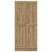 Highboard Artisan ąžuolas 82,5x30,5x185 cm inžinerinė mediena - Namų Idėja
