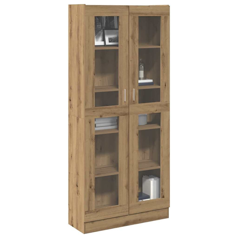 Highboard Artisan ąžuolas 82,5x30,5x185 cm inžinerinė mediena - Namų Idėja
