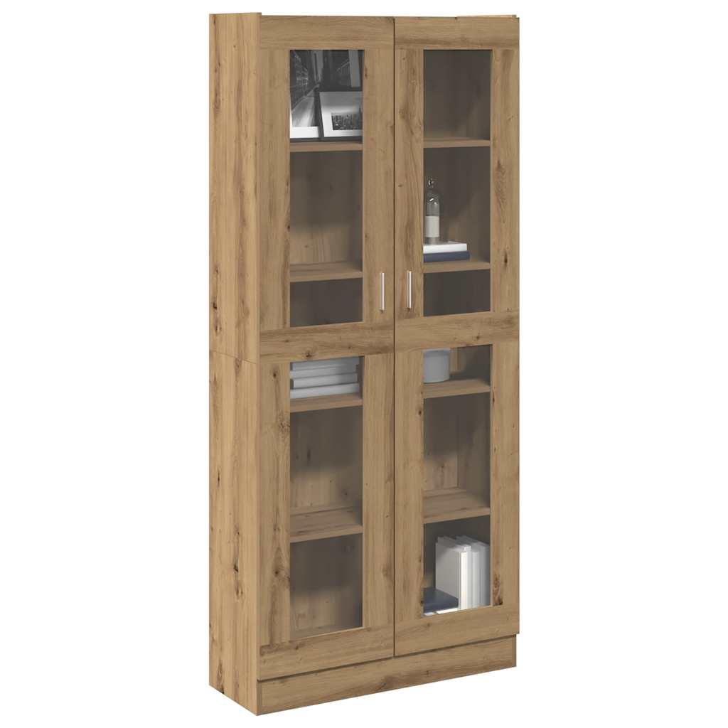 Highboard Artisan ąžuolas 82,5x30,5x185 cm inžinerinė mediena - Namų Idėja