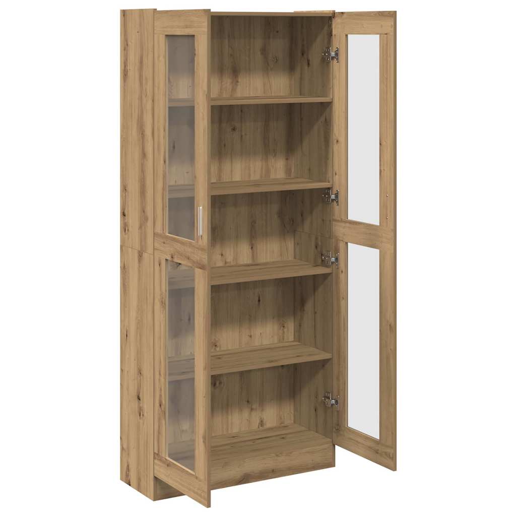 Highboard Artisan ąžuolas 82,5x30,5x185 cm inžinerinė mediena - Namų Idėja