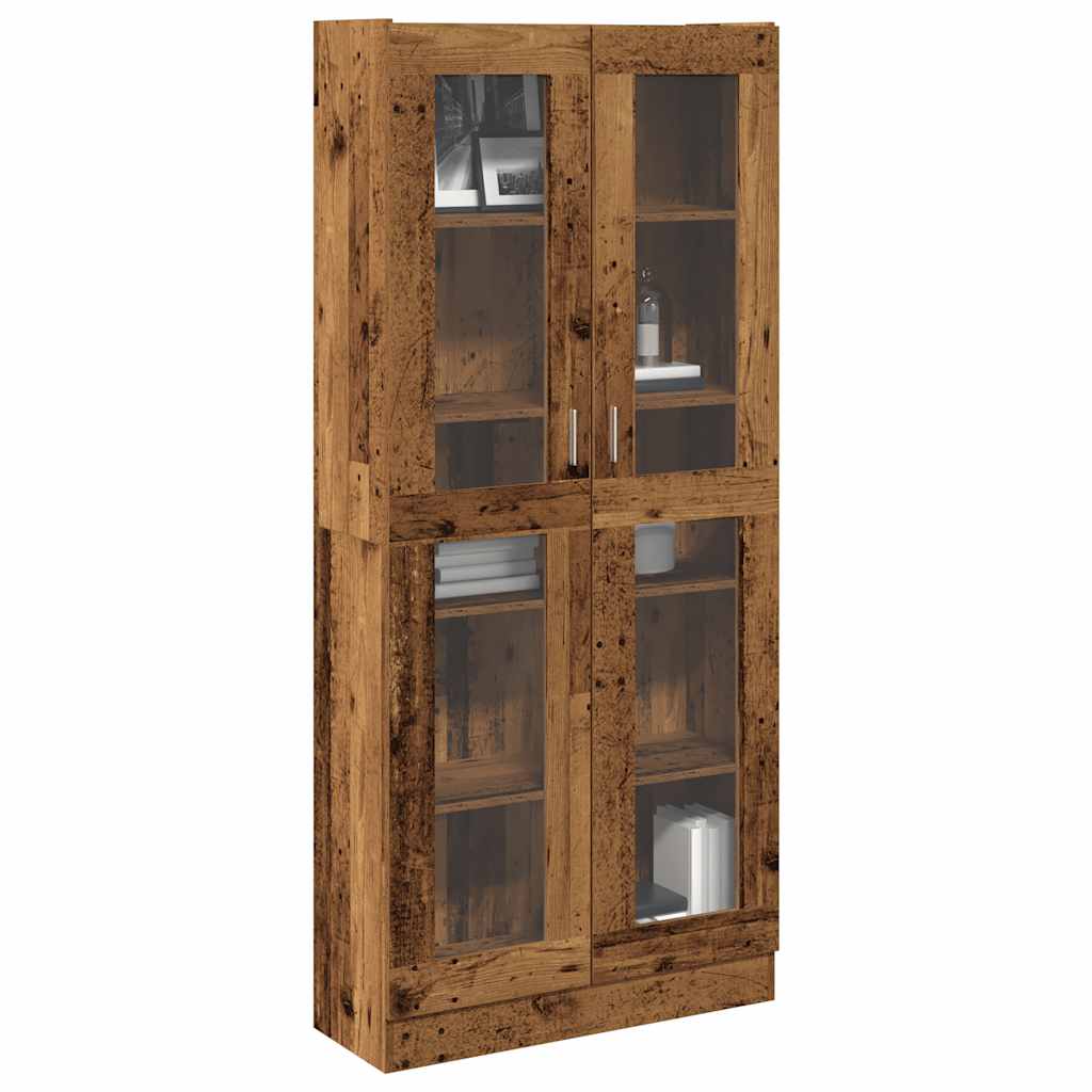 Highboard Old Wood 82,5x30,5x185 cm Engineered Wood - Namų Idėja