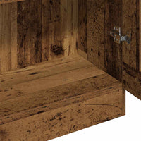 Highboard Old Wood 82,5x30,5x185 cm Engineered Wood - Namų Idėja