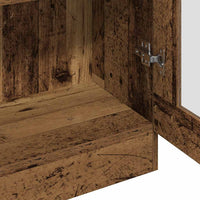 Highboard Old Wood 82,5x30,5x185 cm Engineered Wood - Namų Idėja