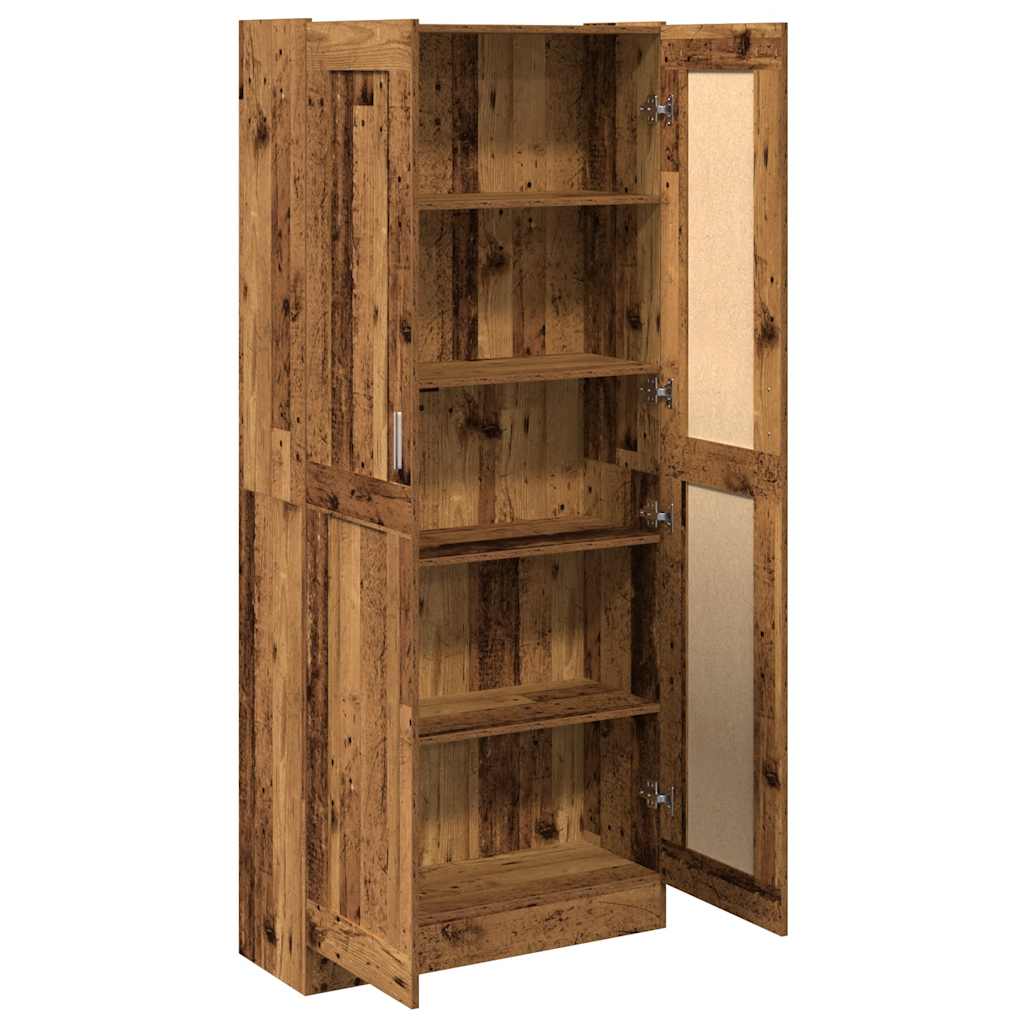 Highboard Old Wood 82,5x30,5x185 cm Engineered Wood - Namų Idėja
