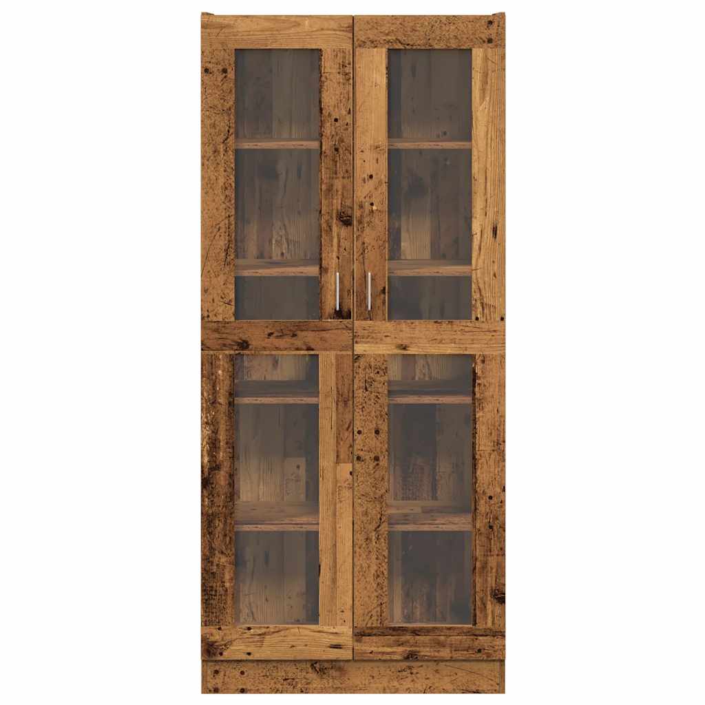Highboard Old Wood 82,5x30,5x185 cm Engineered Wood - Namų Idėja