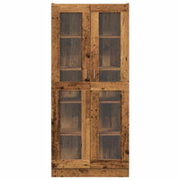 Highboard Old Wood 82,5x30,5x185 cm Engineered Wood - Namų Idėja