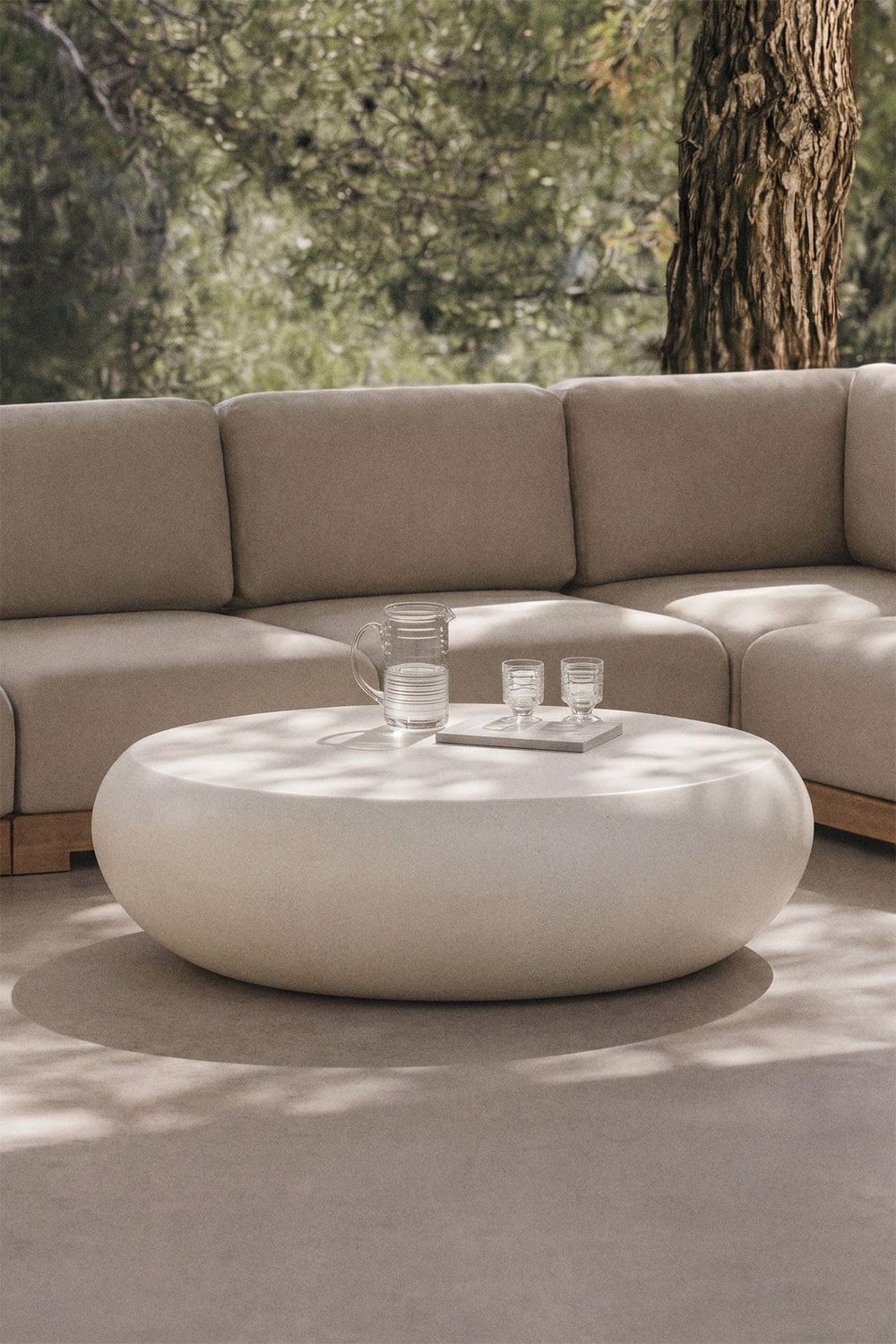 Outdoor table XARIA, white (1 pc.)