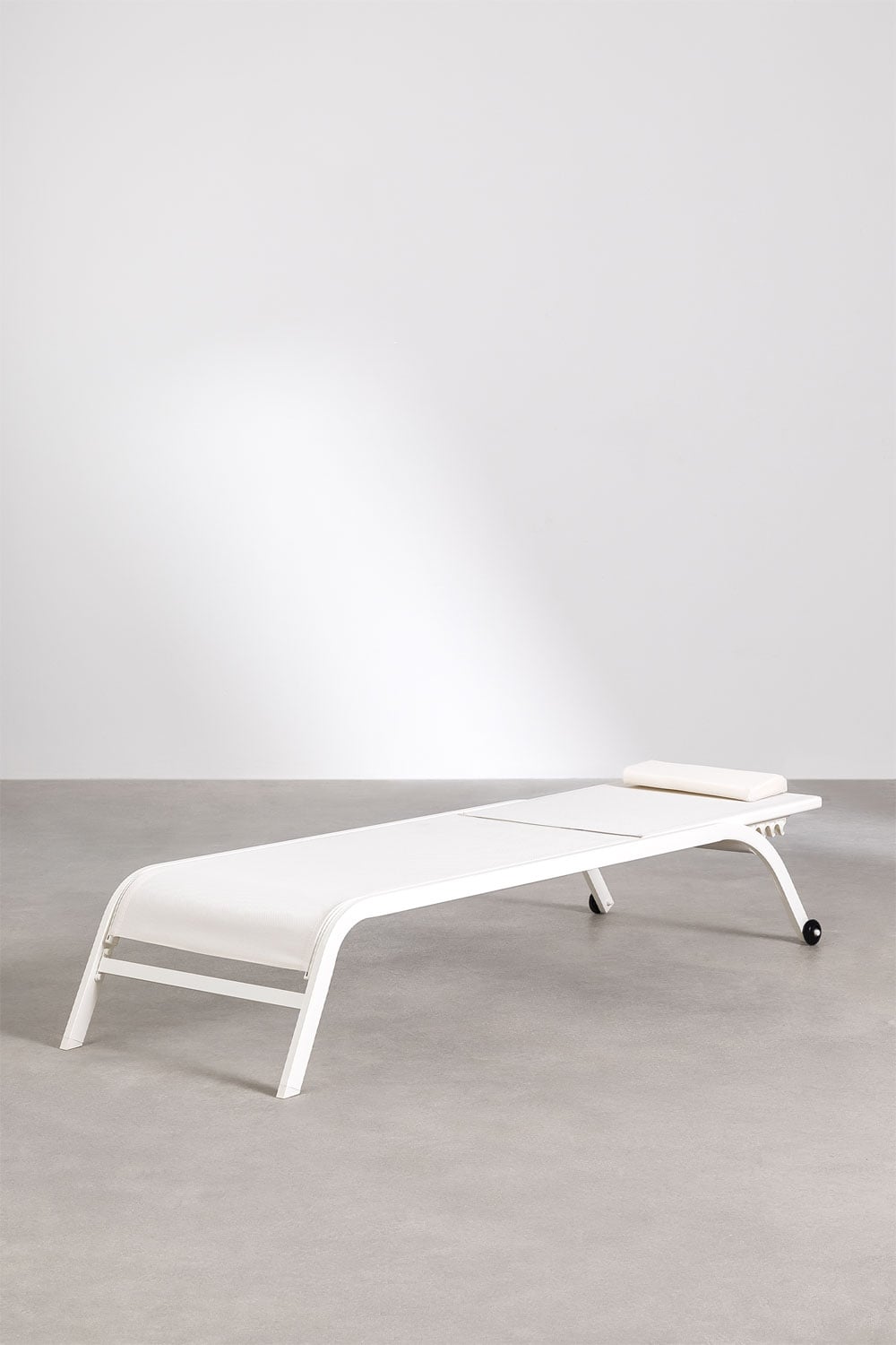 Outdoor lounger THERYS, white
