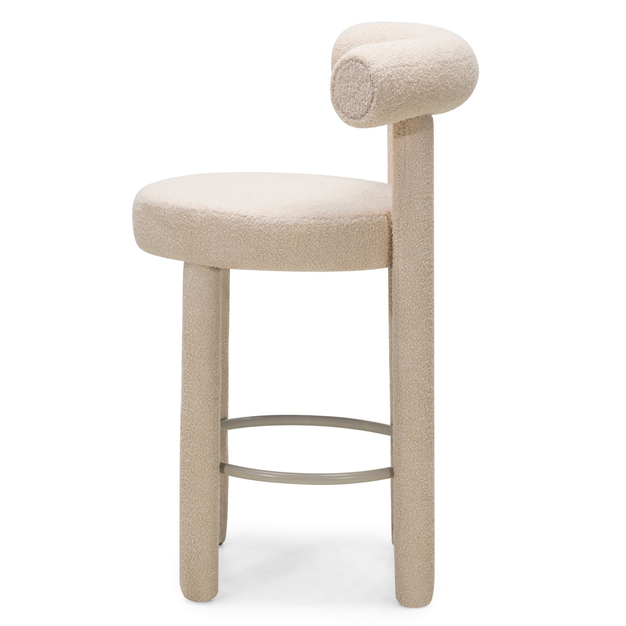 Bar stool PLISSE 2.0, beech, sand