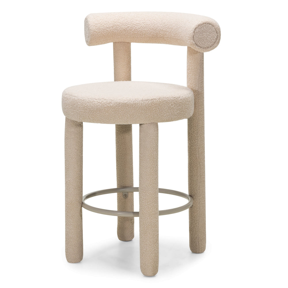 Bar stool PLISSE 2.0, beech, sand