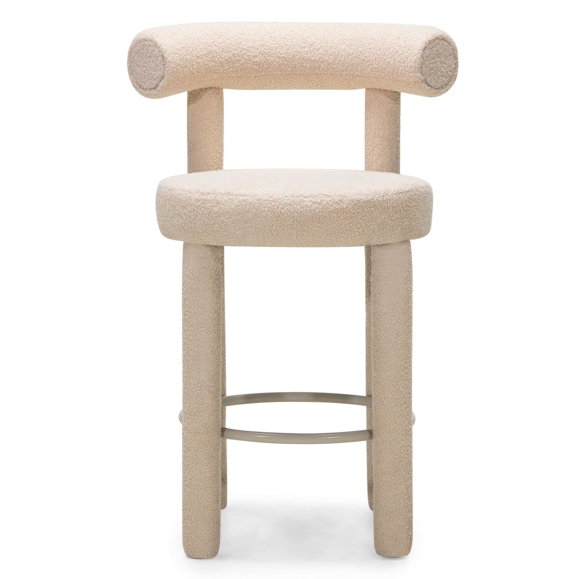 Bar stool PLISSE 2.0, beech, sand