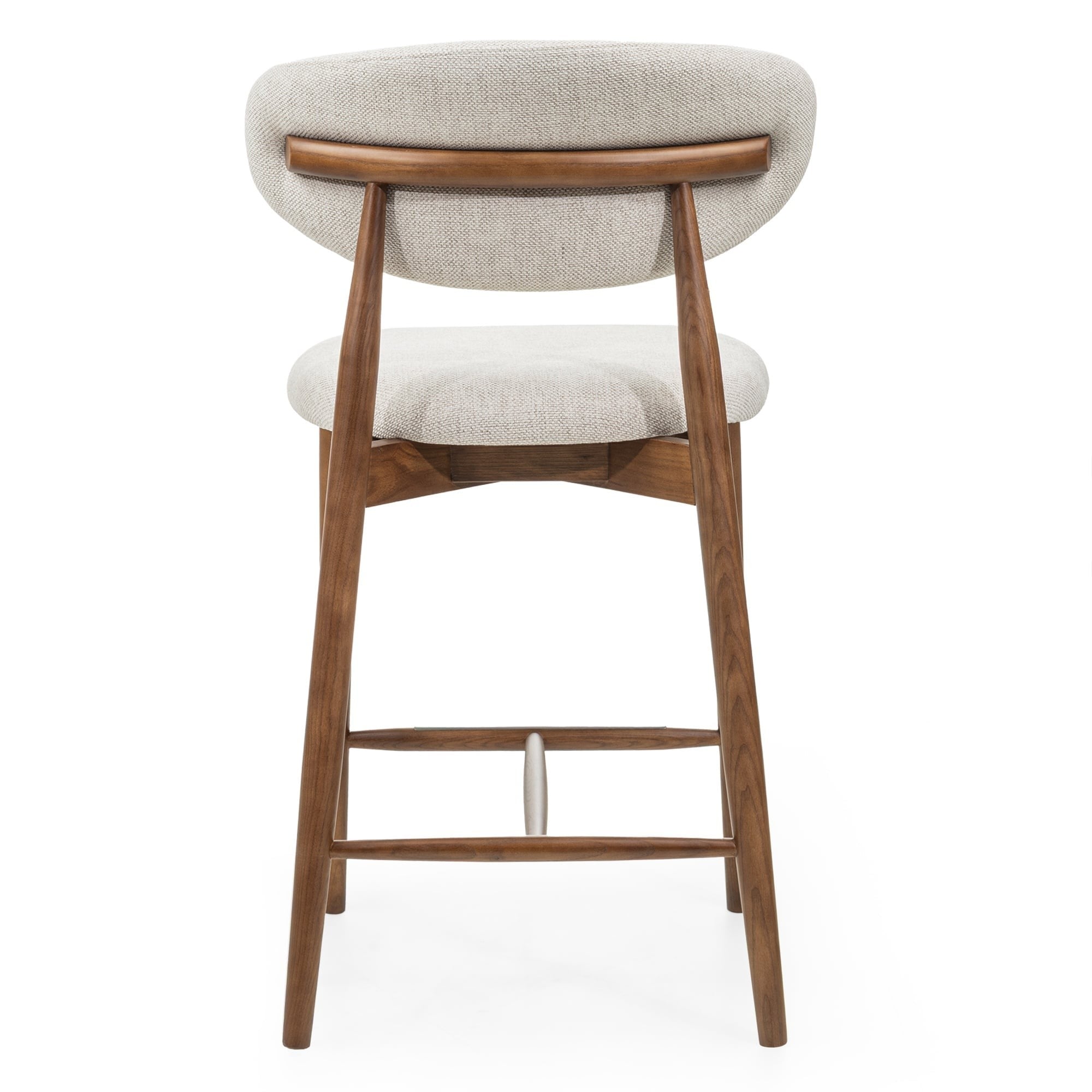 Bar stool JARDIN, sand/brown ash
