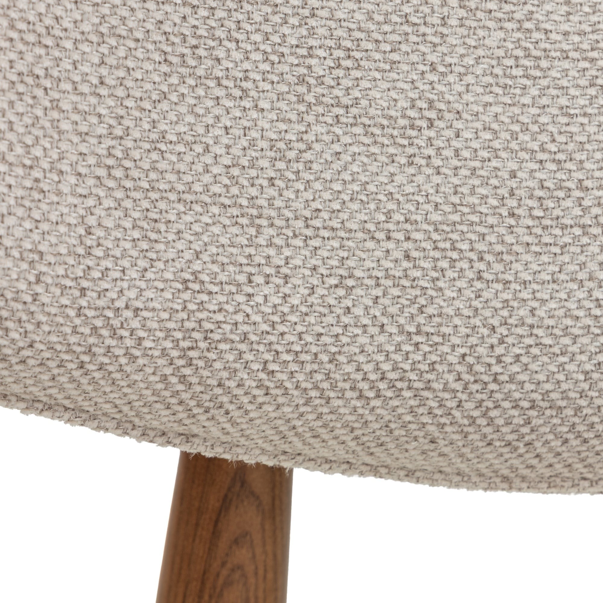 Bar stool JARDIN, sand/brown ash