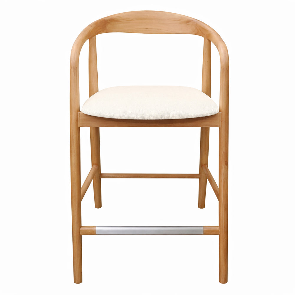 Bar Stool LISTEL 2.0, natural/cream