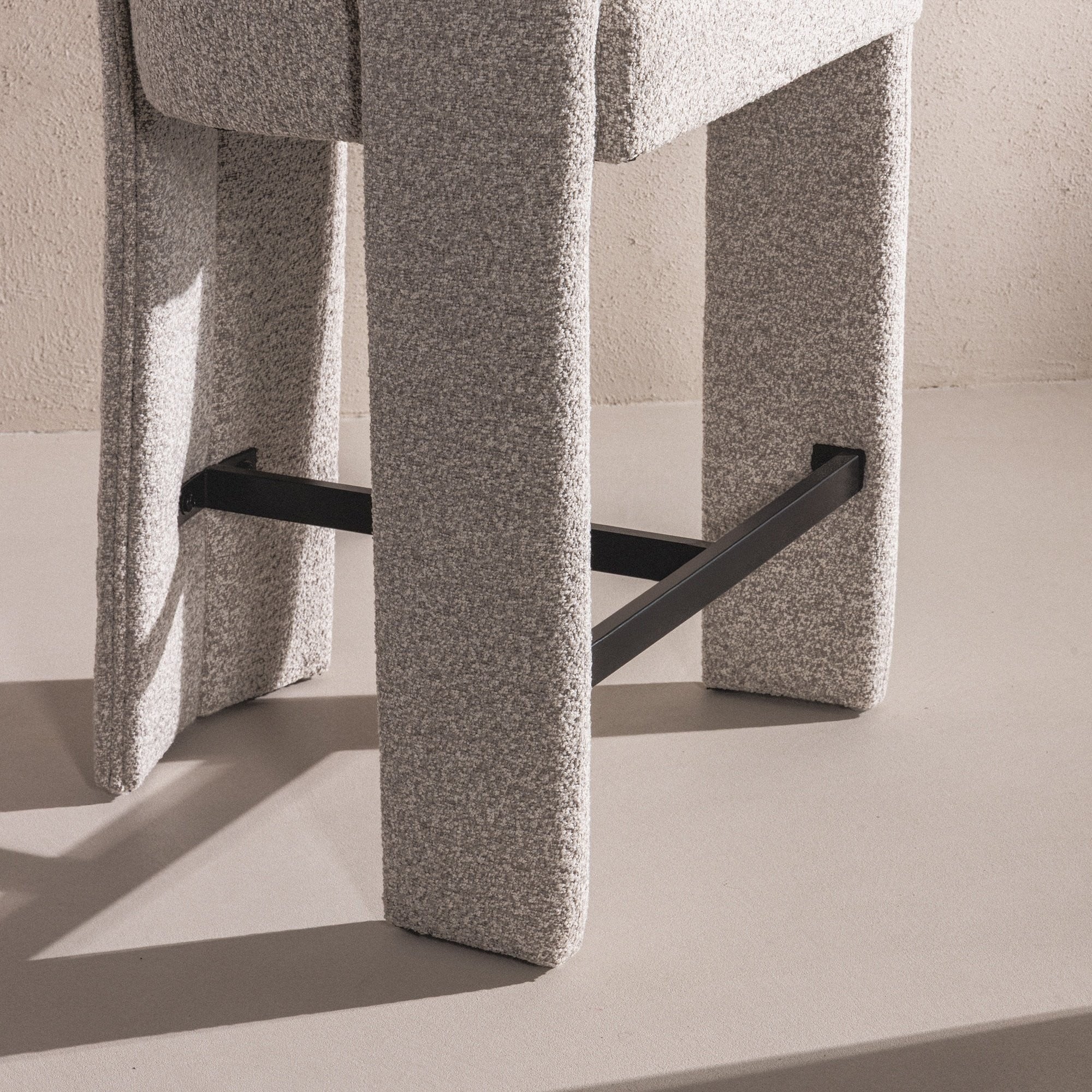 Bar stool CHANEL, greyish-beige