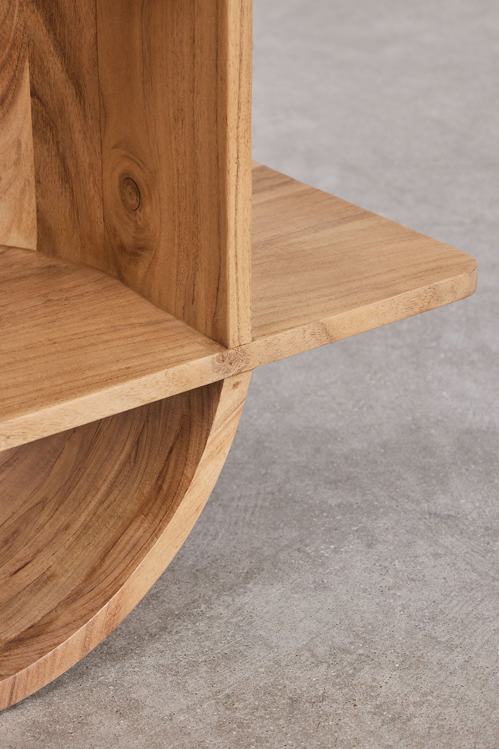 FLIN shelf, 55 cm, dark wood