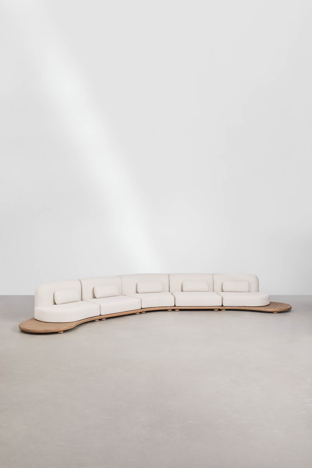 NEXO Sofa, 5-piece, acacia