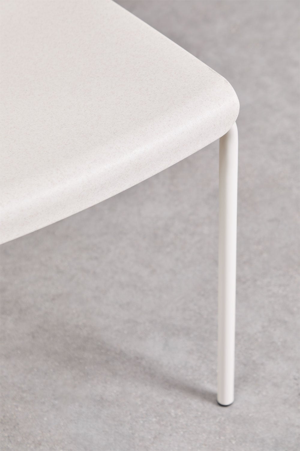 Outdoor chair VENTO, white stone