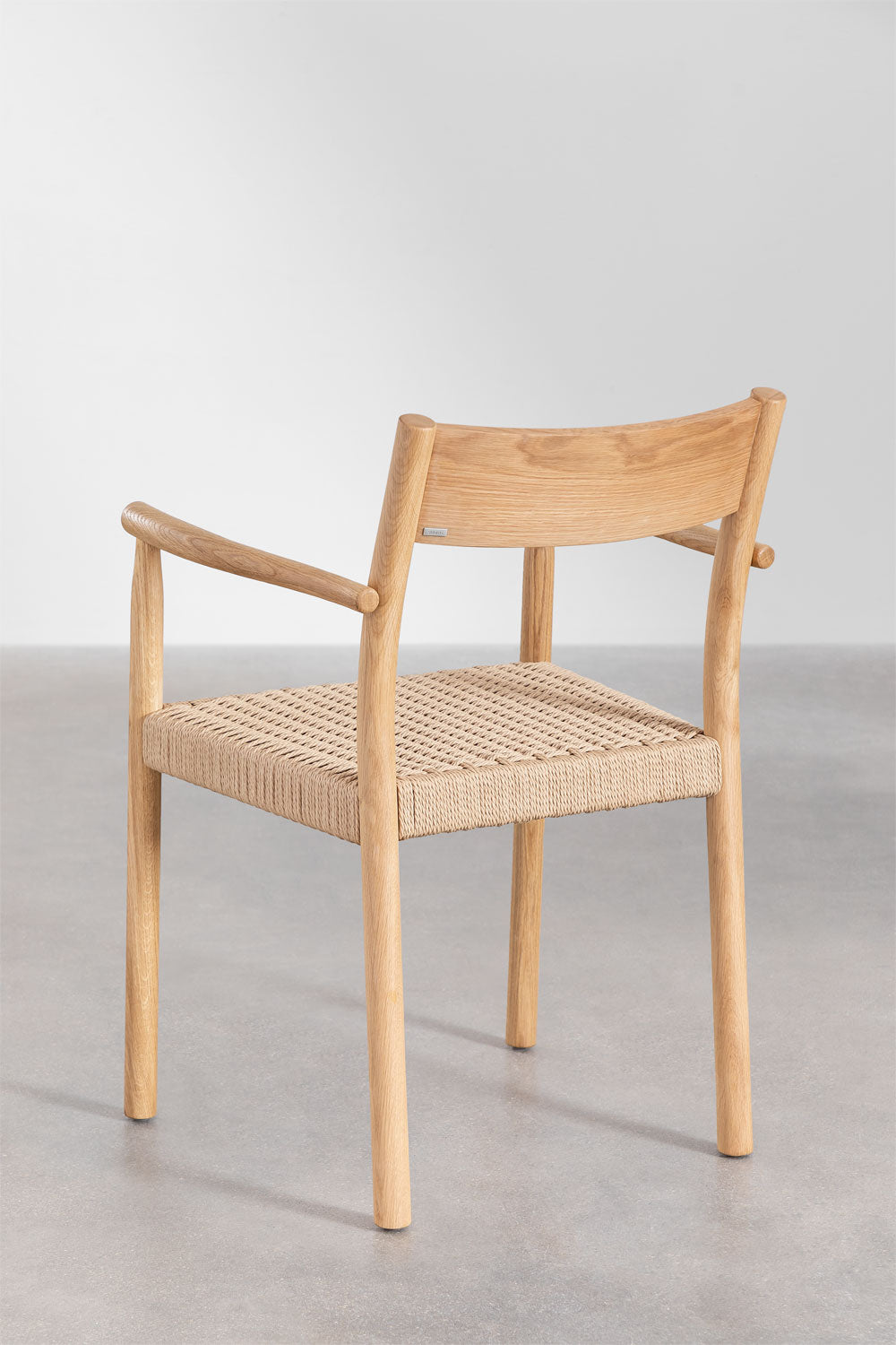 Outdoor chair QUERCO, natural oak