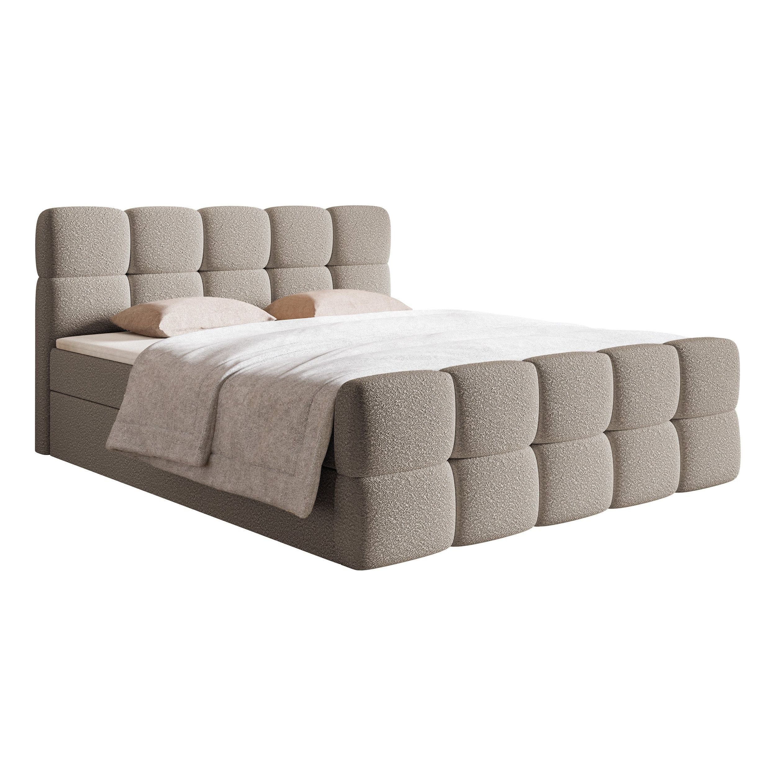 Continental lova Clouds, pilkai smėlio spalva, boucle medžiaga