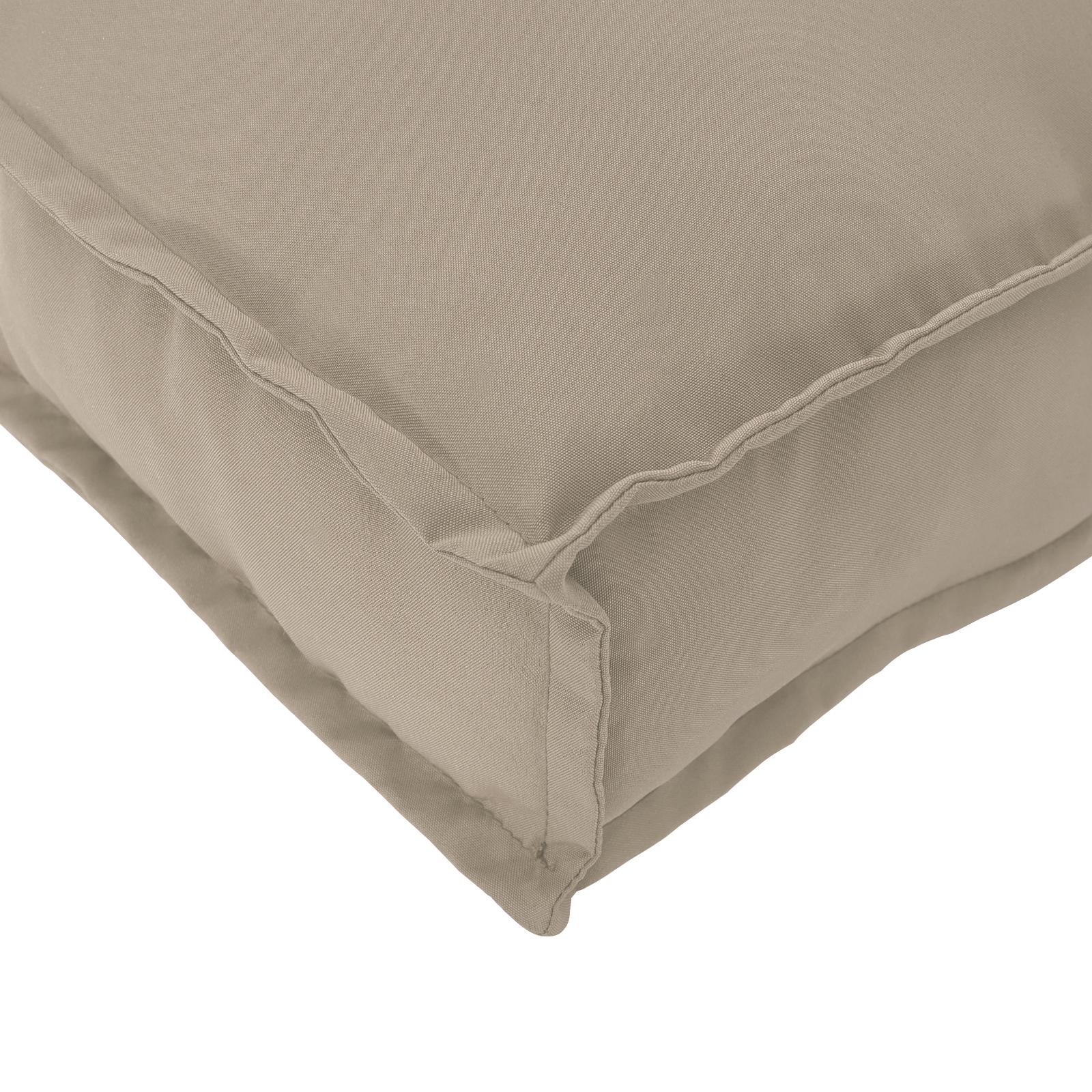 2 dalių paletės pagalvių rinkinys taupe Oxford audinys