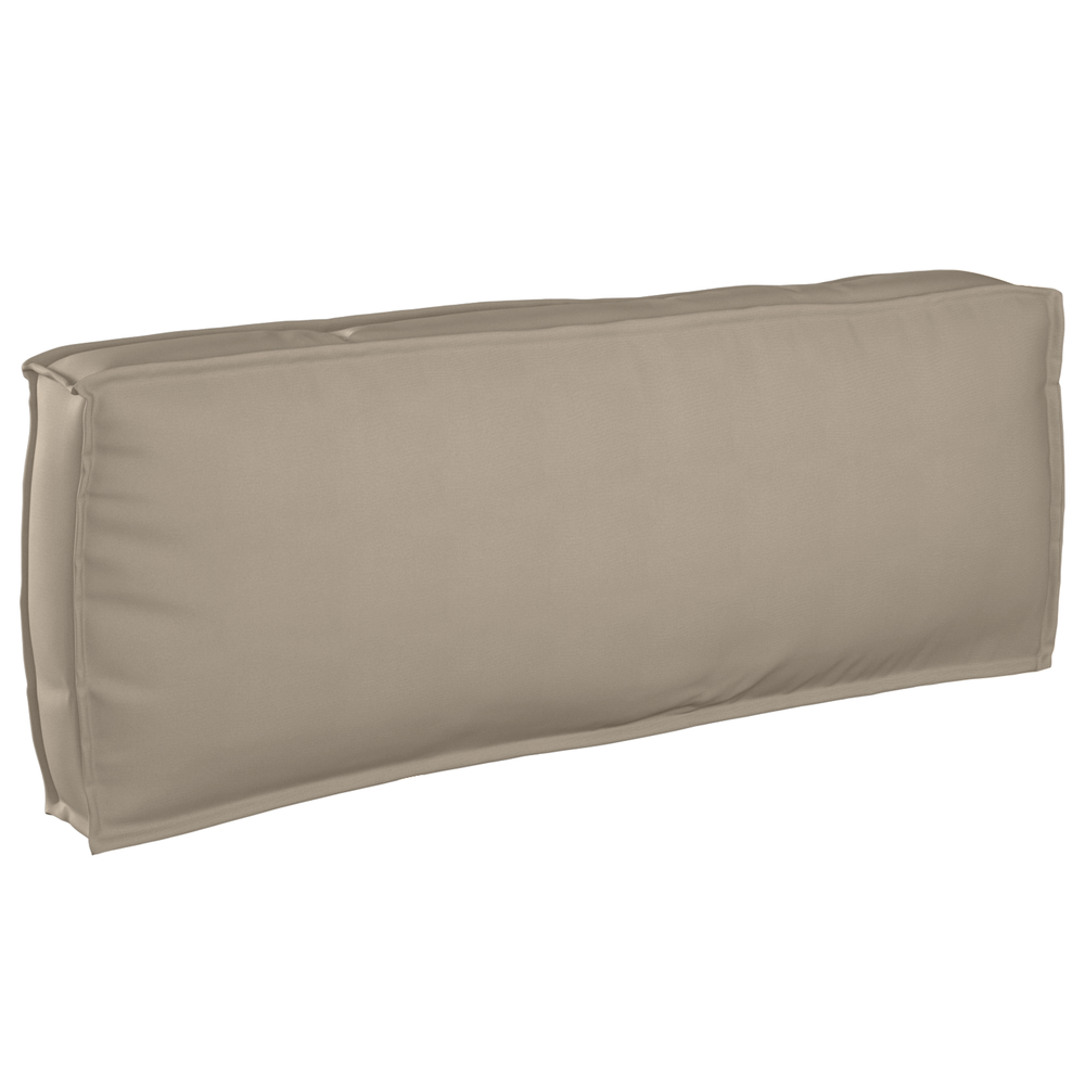 2 dalių paletės pagalvių rinkinys taupe Oxford audinys