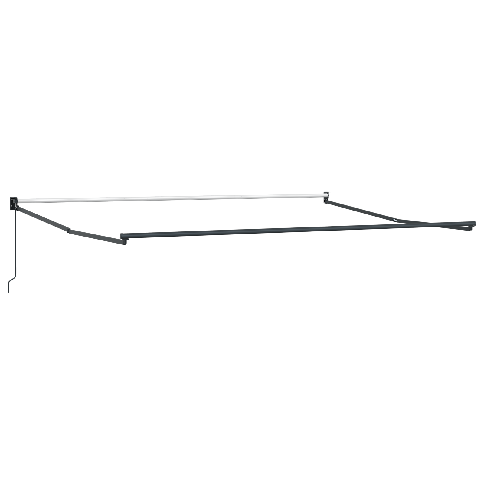 Įtraukiama markizė Geltona ir oranžinė 400 × 350 cm