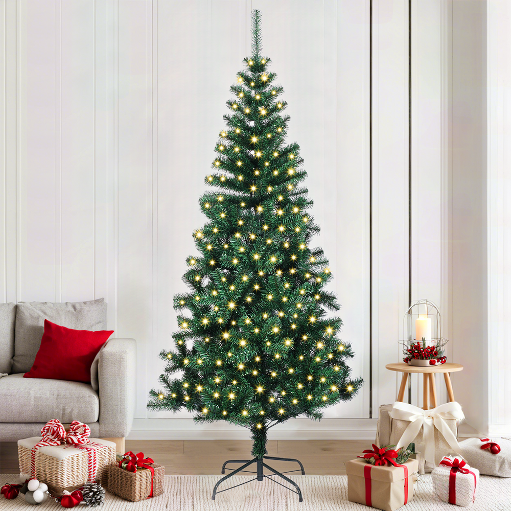 Artificial pre-lit Christmas tree Green 210 cm