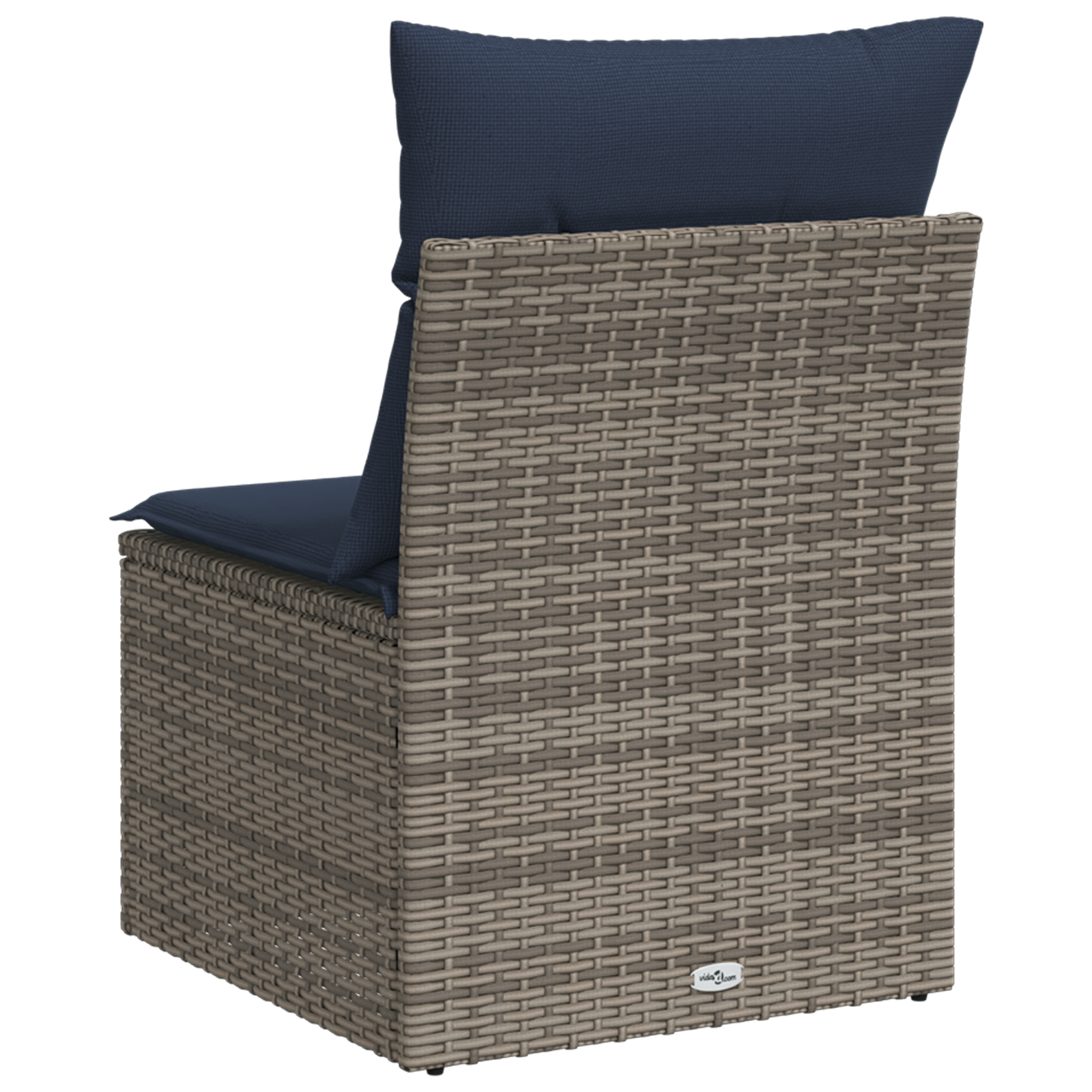 Sodo sofa su pagalve Pilka 55 x 62 x 69 cm poliratanas