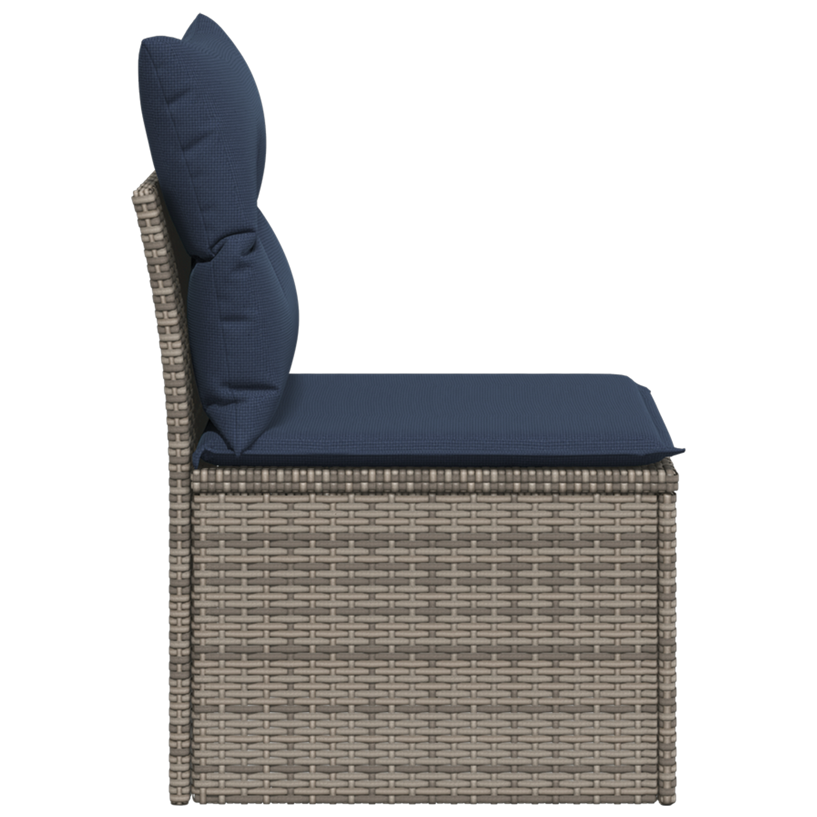 Sodo sofa su pagalve Pilka 55 x 62 x 69 cm poliratanas