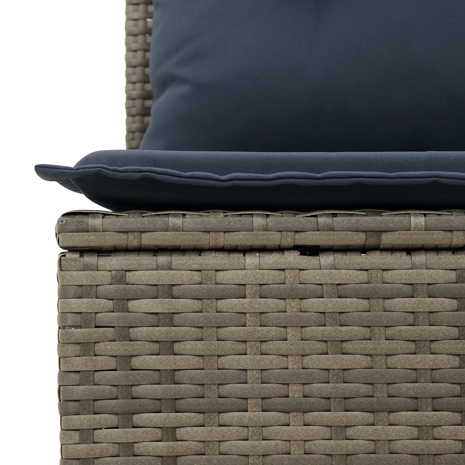 Sodo sofa su pagalve Pilka 62 x 62 x 69 cm poliratanas