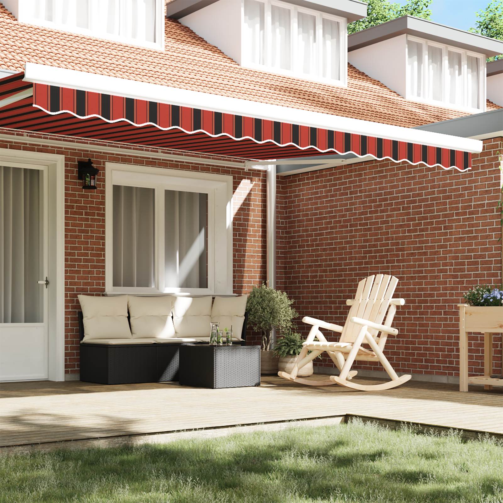 Markizės apdailė Įvairiaspalvis 430 x 20 cm Drobė