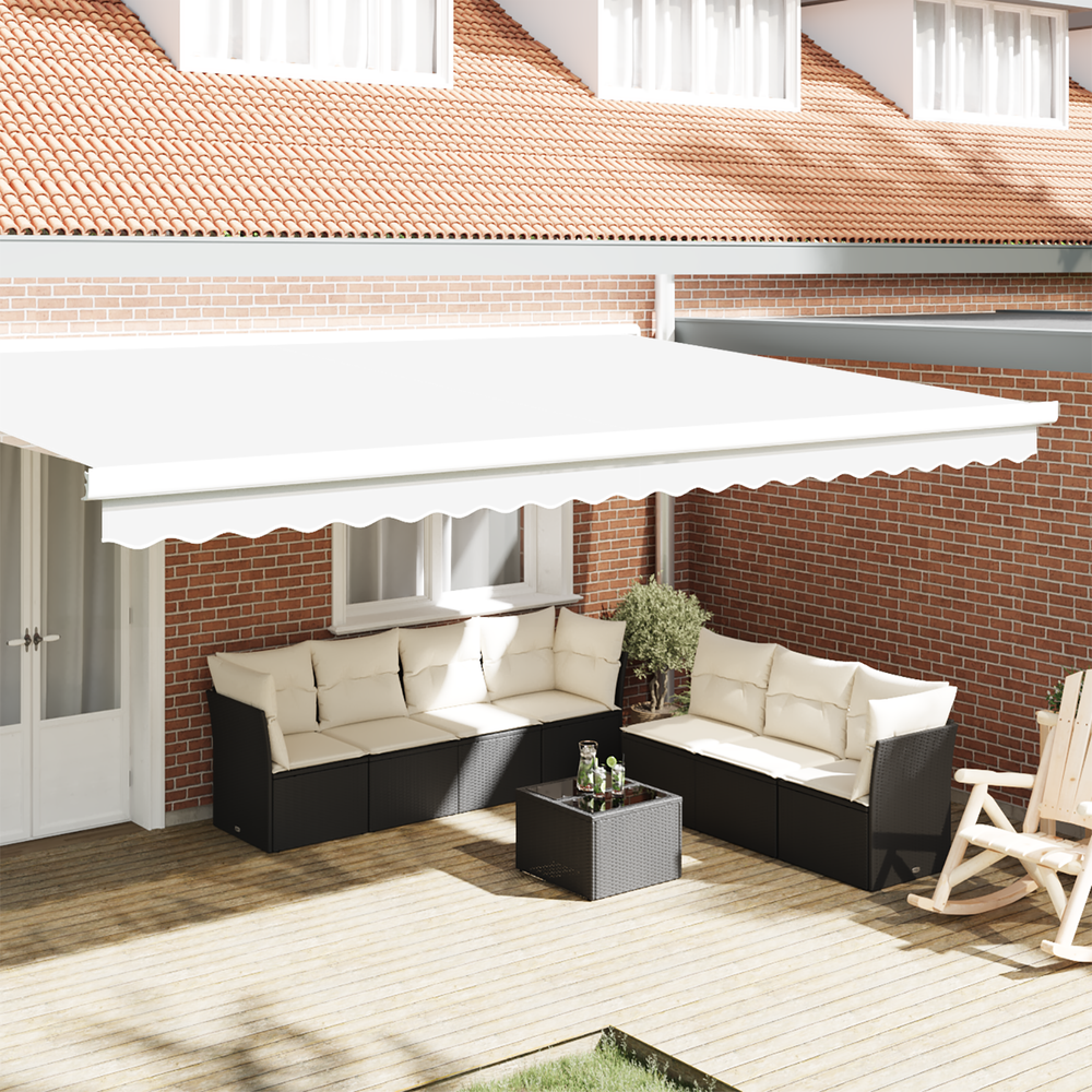 Markizės pakraščio pakeitimas Balta 480 x 20 cm Poliesteris