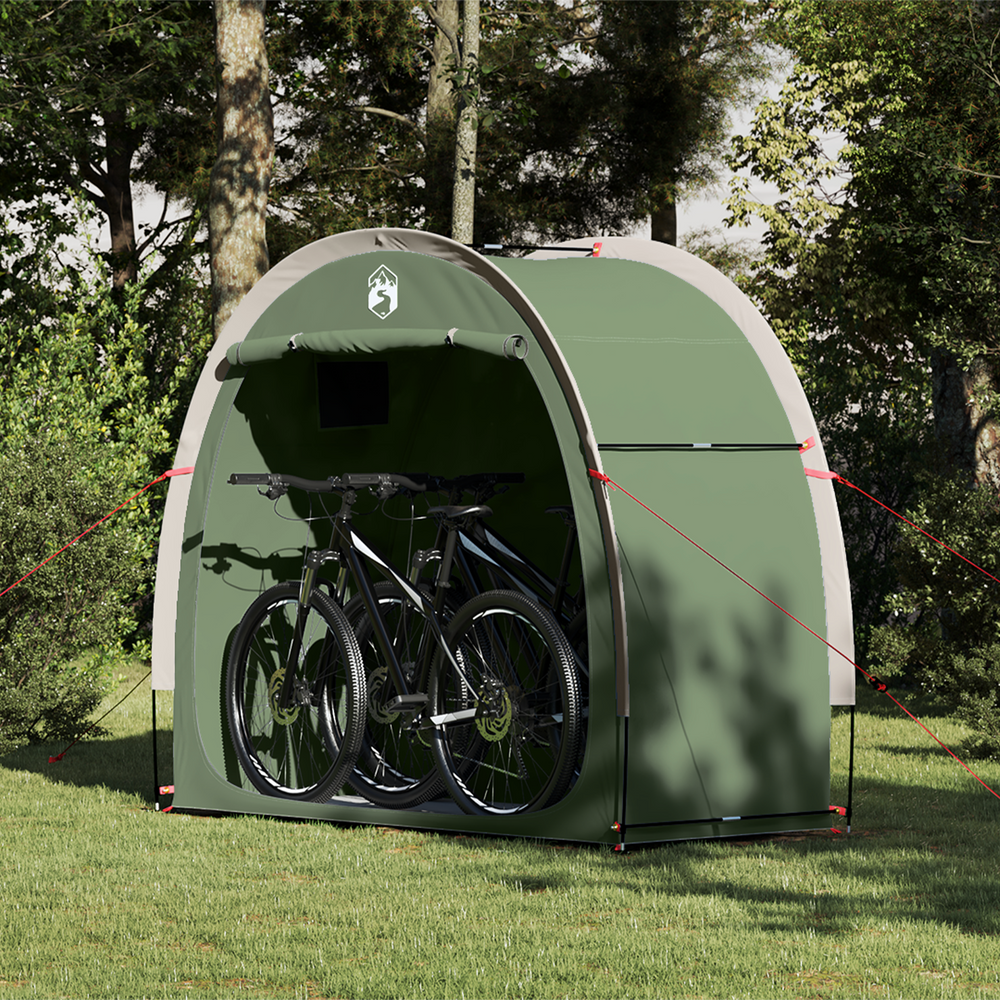 Bicycle Storage Tent with Roof Green 210 x 90 x 174 cm