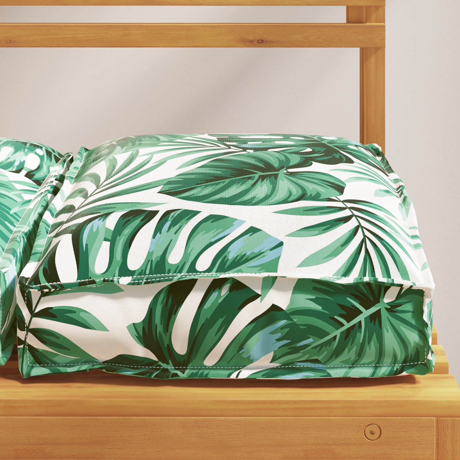 Padėklo pagalvėlė sėdynei Floral 6 pcs Su lapais 40 x 40 x 8 cm