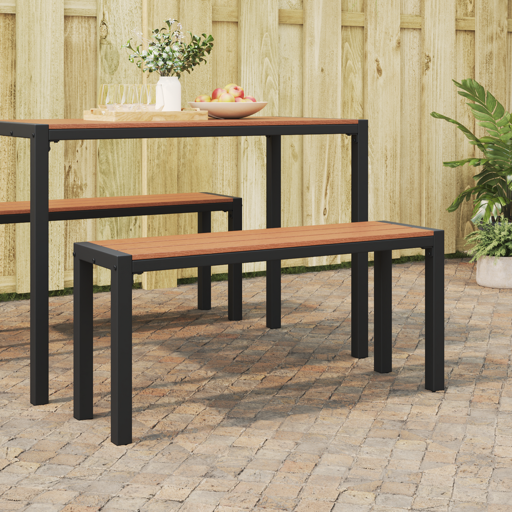 Sodo suolas Ruda 100 x 28 x 45cm Plienas
