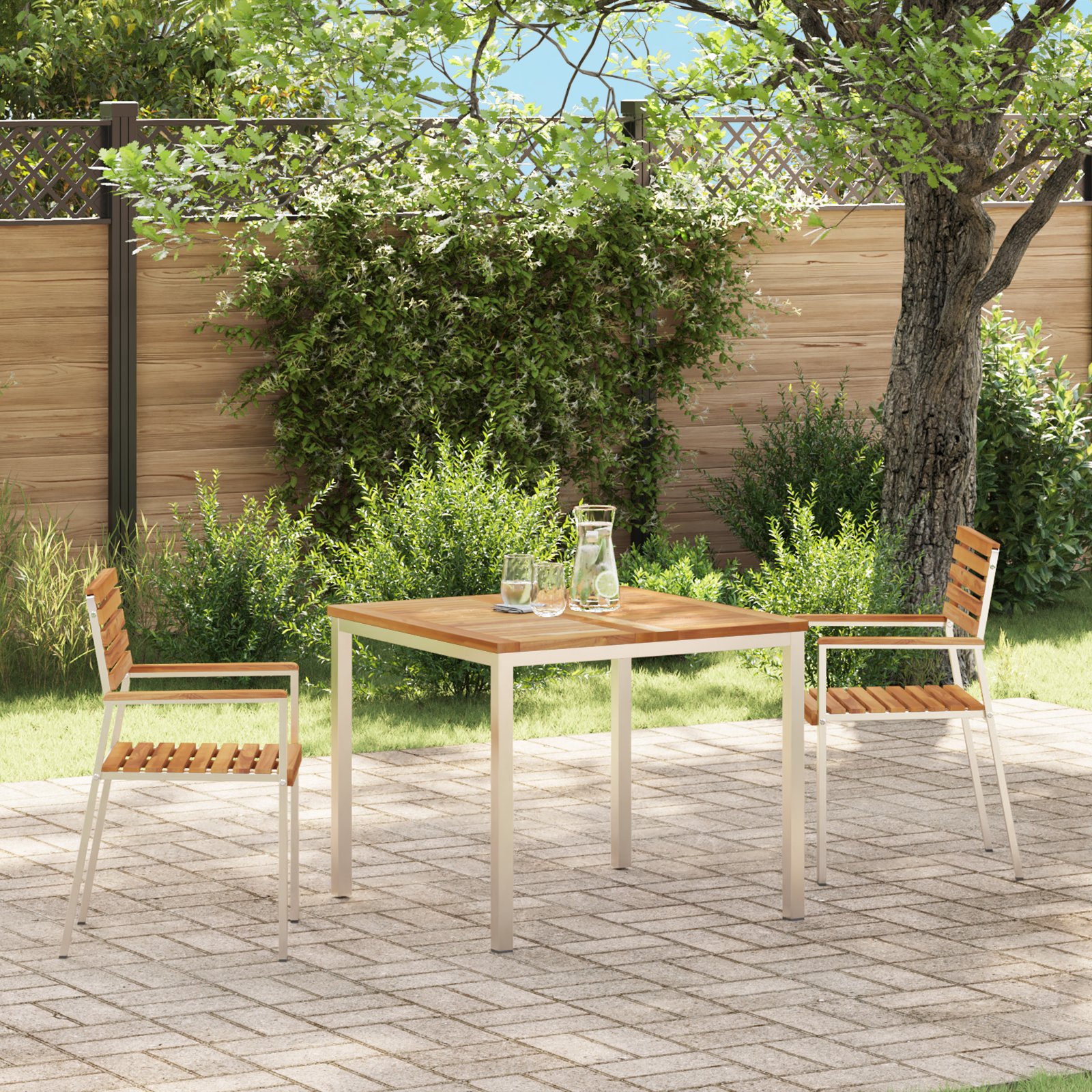Sodokėdė 2 pcs Ruda 56x54,5x87cm SolidusTekšas