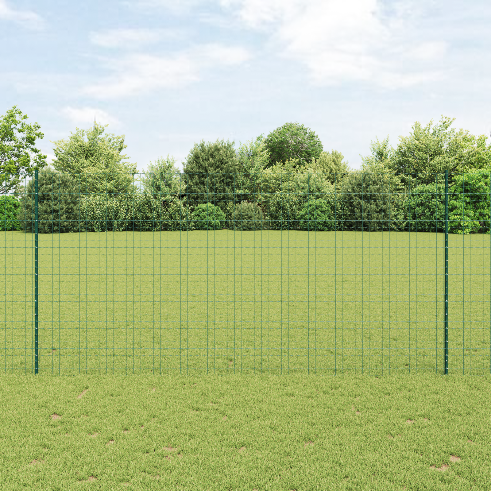 Tvorelės stulpas 11 pcs Žalia 150 cm Plienas