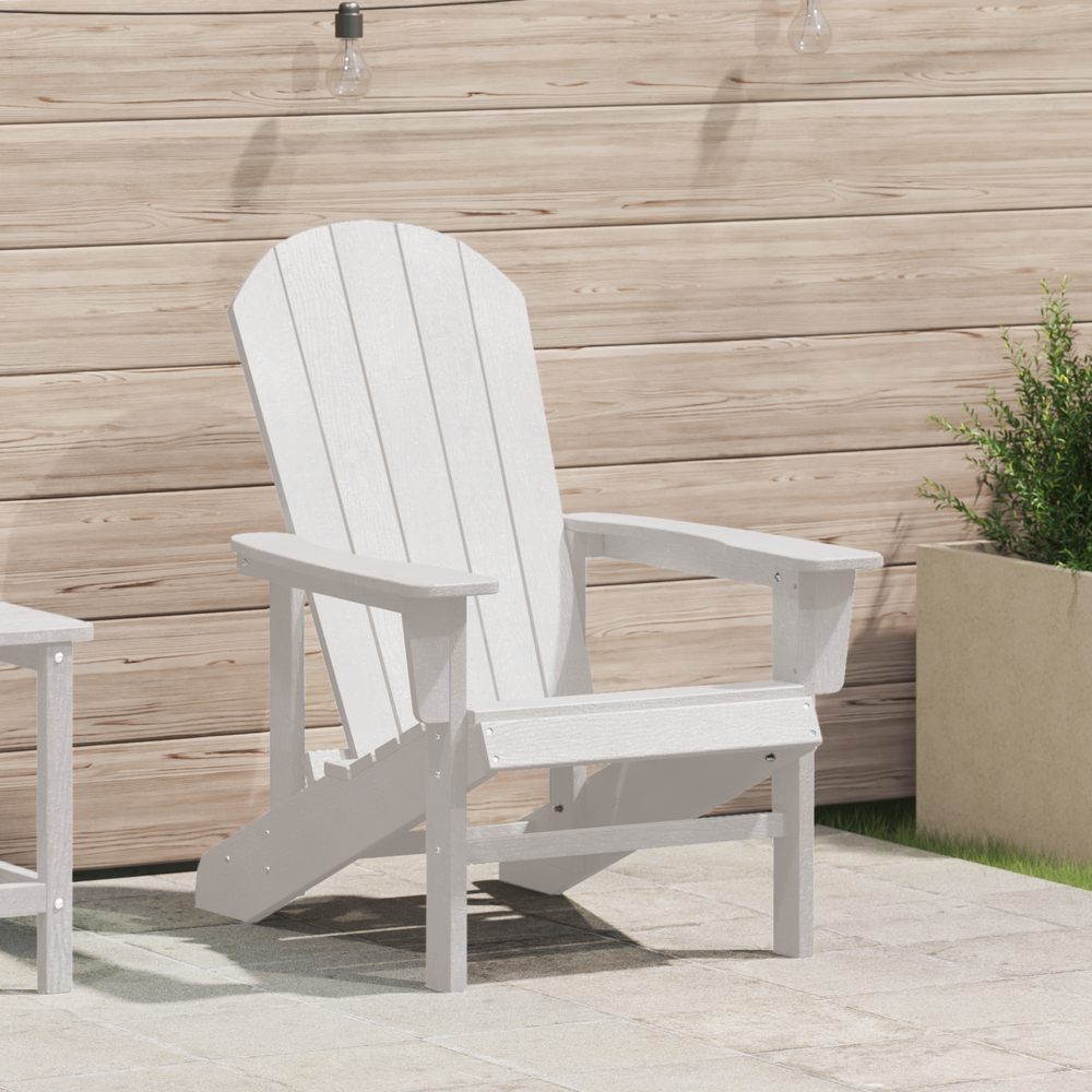 Adirondack kėdė Balta 82 x 74 x 92 cm HDPE