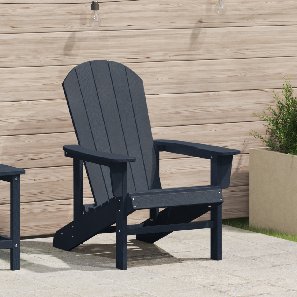 Adirondack kėdė Jūrinė mėlyna 82 x 74 x 92 cm HDPE