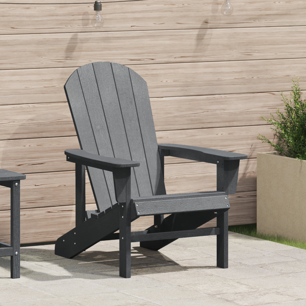 Adirondack kėdė Šviesiai pilka 82 x 74 x 92 cm HDPE