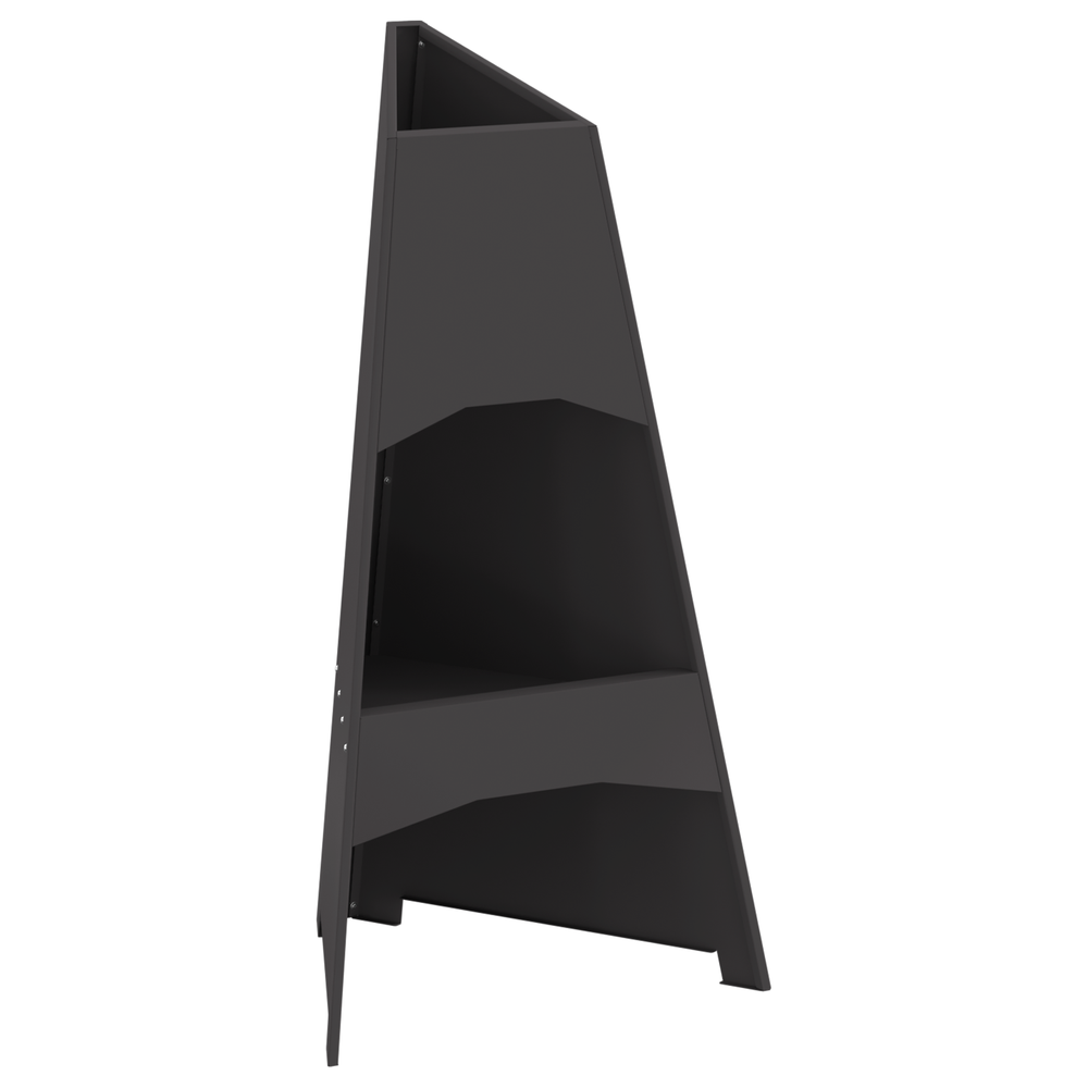 Ugnies duobė Pirmado Juoda 50x45x95 cm Plienas