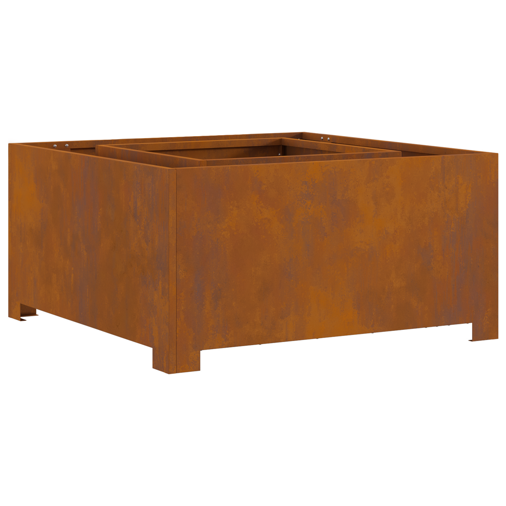 Ugnies duobė Kvadrato 80x80x40 cm Orui atspari plienas