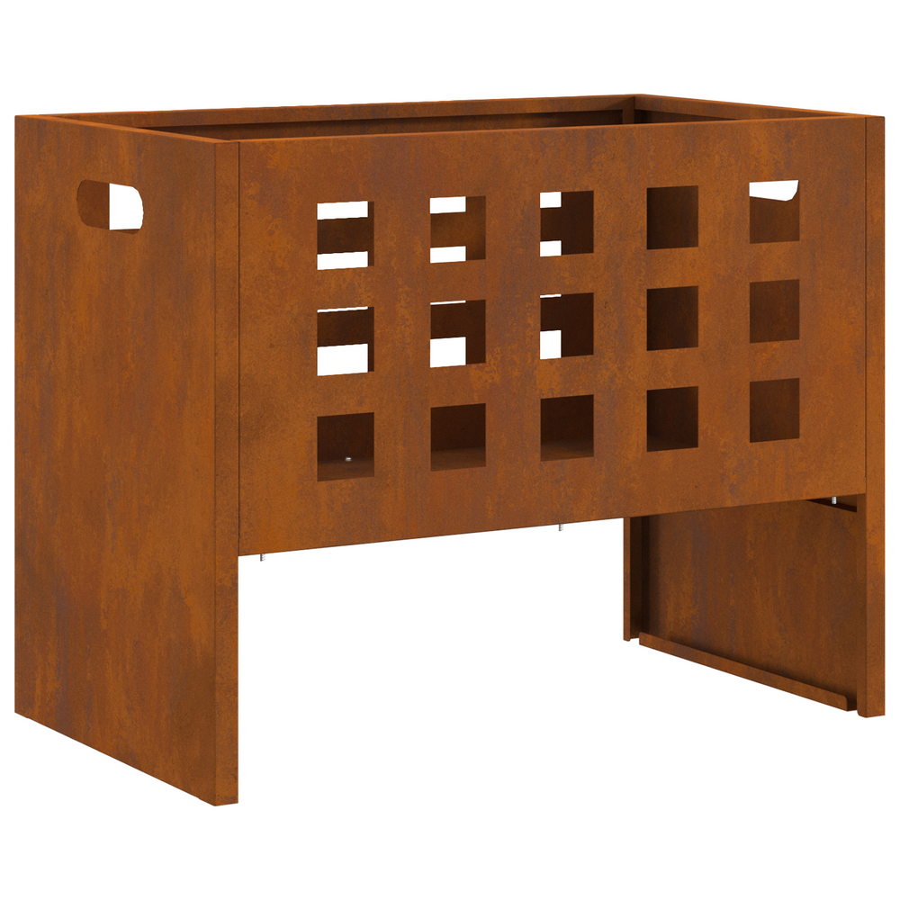 Stačiakampis Ugnies Kuras 50x30x40 cm Orui atsparus Plienas
