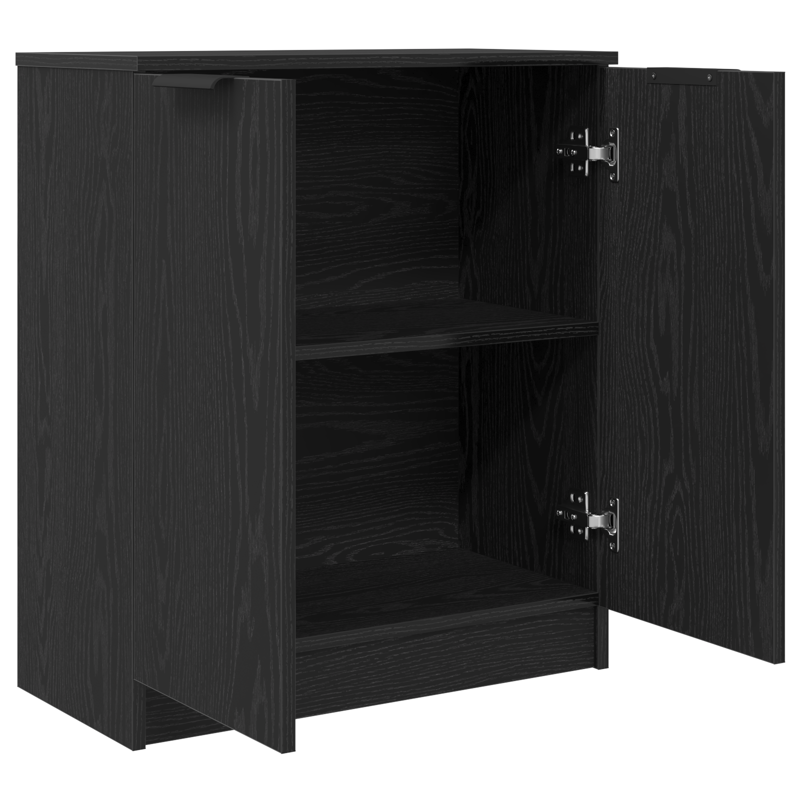Kumode Melnais ozols 60 x 30 x 70 cm Apstrādāta koksne