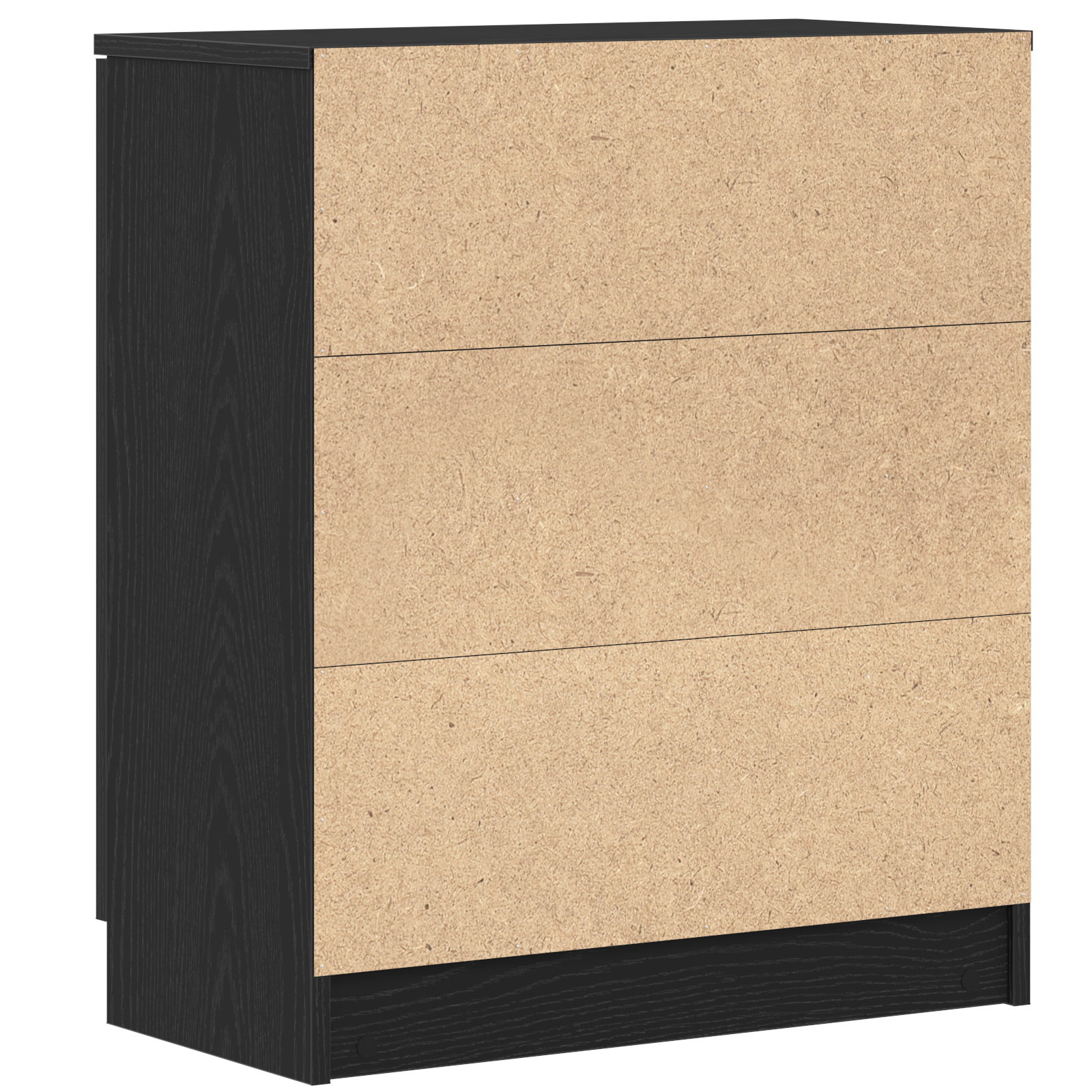 Kumode Melnais ozols 60 x 30 x 70 cm Apstrādāta koksne
