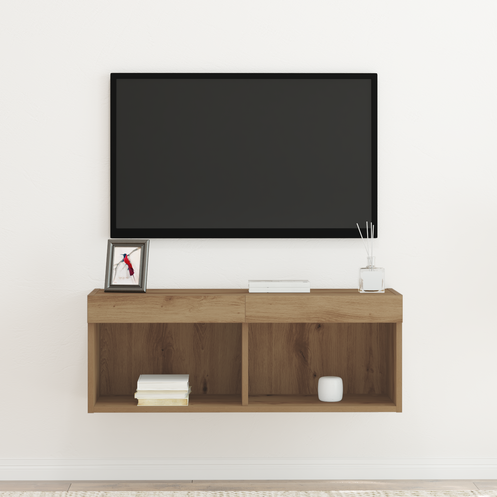 TV spintelių komplektas artisano ąžuolo 80 x 30 x 30 cm