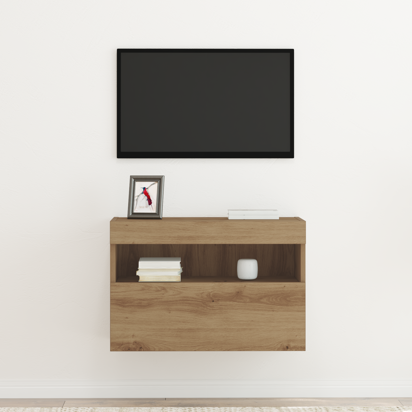TV sieninė spintelė artisano ąžuolo 60 x 30 x 40 cm